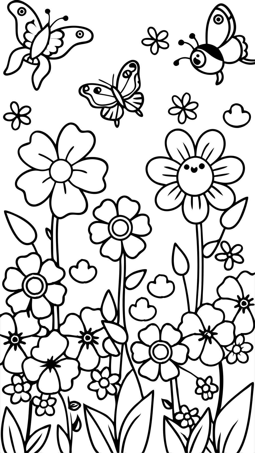 coloriages de printemps imprimables gratuits